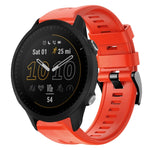 Cinturino in silicone tinta unita con fibbia in metallo, For Garmin Forerunner 955, For Garmin Forerunner 945, For Garmin Forerunner 935