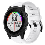 Cinturino in silicone tinta unita con fibbia in metallo, For Garmin Forerunner 955, For Garmin Forerunner 945, For Garmin Forerunner 935