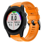Cinturino in silicone tinta unita con fibbia in metallo, For Garmin Forerunner 955, For Garmin Forerunner 945, For Garmin Forerunner 935