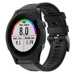 Cinturino in silicone tinta unita con fibbia in metallo, For Garmin Forerunner 955, For Garmin Forerunner 945, For Garmin Forerunner 935