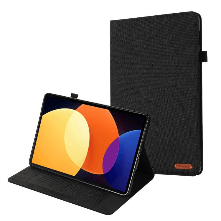Custodia per tablet in pelle e tessuto, For Xiaomi Mi Pad 5 Pro 12.4