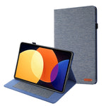 Custodia per tablet in pelle e tessuto, For Xiaomi Mi Pad 5 Pro 12.4