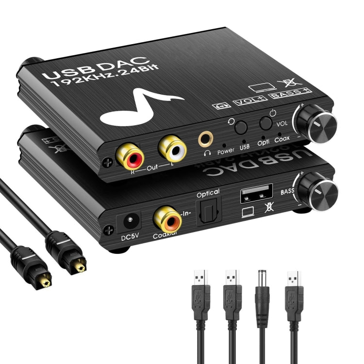 Convertitore digitale-analogico AY107 Decodificatore audio analogico in fibra ottica Convertitore audio digitale scheda audio USB