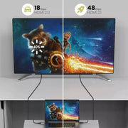 HD09 Cavo HDMI 8K Ultra HD 2.1 TV Proiettore per computer Dome Box 5M