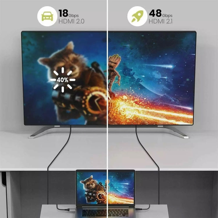 HD09 Cavo HDMI 8K Ultra HD 2.1 TV Proiettore per computer Dome Box 5M