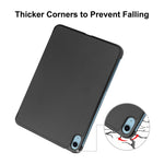 Per iPad 10.2 2022 ENKAY Tri-fold Custer Texture Custodia Smart con supporto in pelle, For iPad 10th Gen 10.9 2022