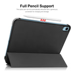 Per iPad 10.2 2022 ENKAY Tri-fold Custer Texture Custodia Smart con supporto in pelle, For iPad 10th Gen 10.9 2022