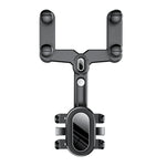H03 Porta cellulare per specchietto retrovisore per auto, rotazione a 360°, pieghevole, H03
