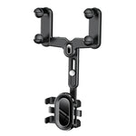 H03 Porta cellulare per specchietto retrovisore per auto, rotazione a 360°, pieghevole, H03
