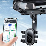 H03 Porta cellulare per specchietto retrovisore per auto, rotazione a 360°, pieghevole, H03