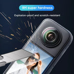 Pellicola protettiva curva HD per Insta360 X3 2 pezzi