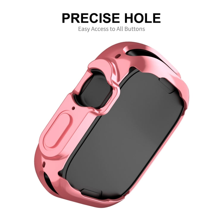 Per Apple Watch Ultra 49mm ENKAY Custodia morbida in TPU galvanizzato a copertura totale con pellicola per schermo