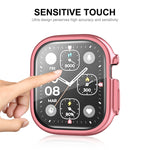 Per Apple Watch Ultra 49mm ENKAY Custodia morbida in TPU galvanizzato a copertura totale con pellicola per schermo