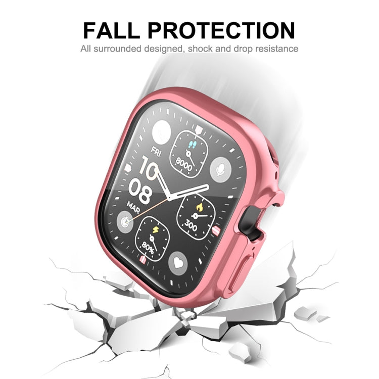 Per Apple Watch Ultra 49mm ENKAY Custodia morbida in TPU galvanizzato a copertura totale con pellicola per schermo