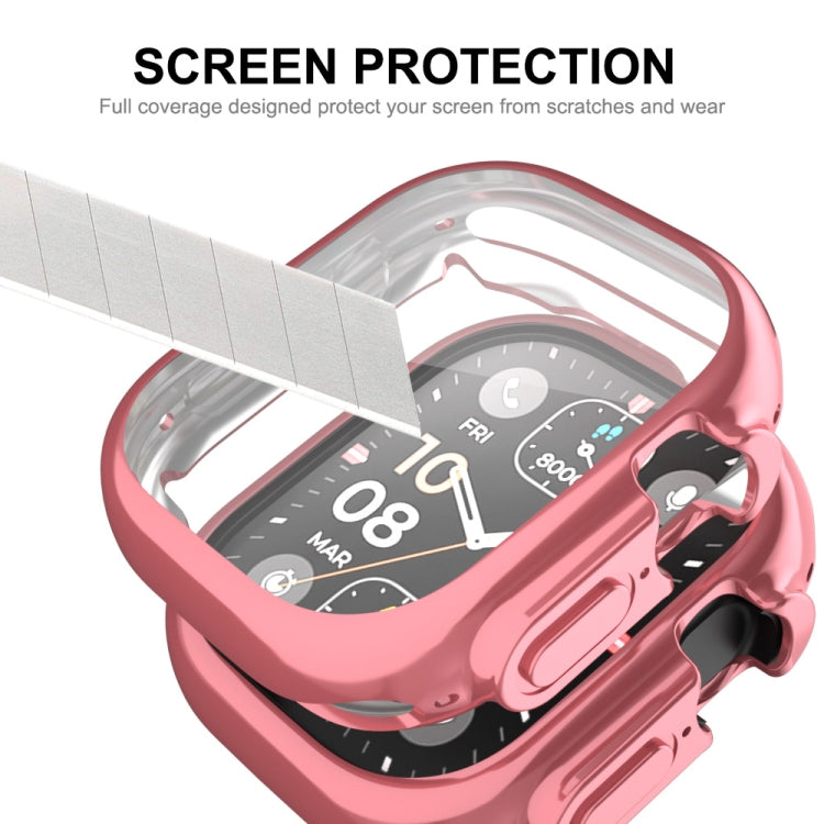 Per Apple Watch Ultra 49mm ENKAY Custodia morbida in TPU galvanizzato a copertura totale con pellicola per schermo