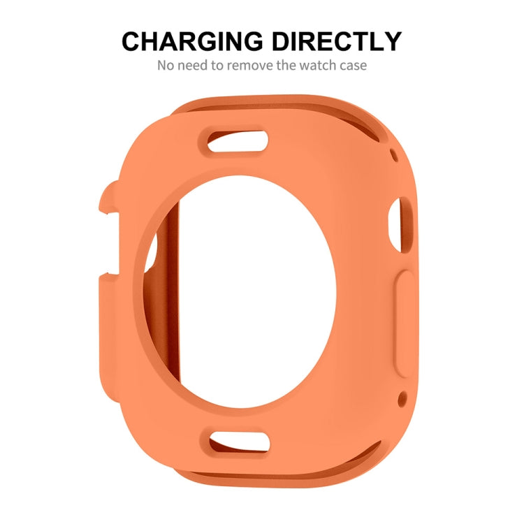 Per Apple Watch Ultra 49mm ENKAY Custodia protettiva in TPU morbido tinta unita