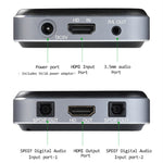 AYSA-11V21 8K/60Hz YbCr420 HDR10 Uscita 7.1 Separatore audio HDMI8K Separatore audio 2.1, HDMI8K Audio Separator