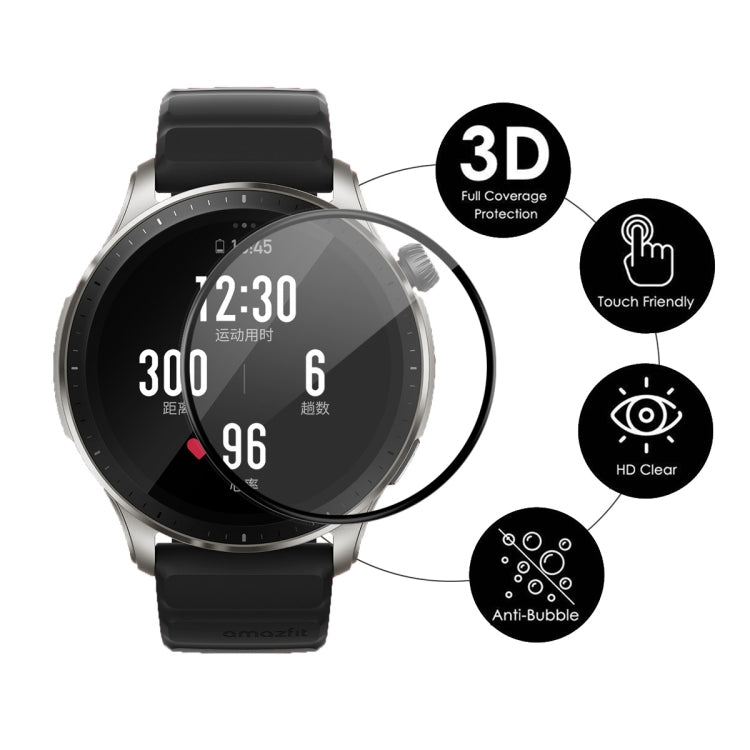 Per Amazfit GTR 4 ENKAY 3D Full Coverage Soft PC Edge + PMMA HD Screen Protector Film, 1pcs, 2pcs, 5pcs, 10pcs
