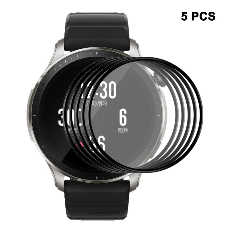 Per Amazfit GTR 4 ENKAY 3D Full Coverage Soft PC Edge + PMMA HD Screen Protector Film, 1pcs, 2pcs, 5pcs, 10pcs