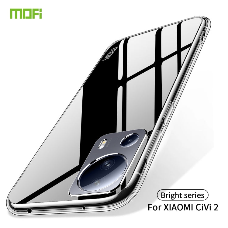 Custodia per telefono in TPU ultrasottile serie MOFI Ming, For Xiaomi Civi 2, For OPPO A17