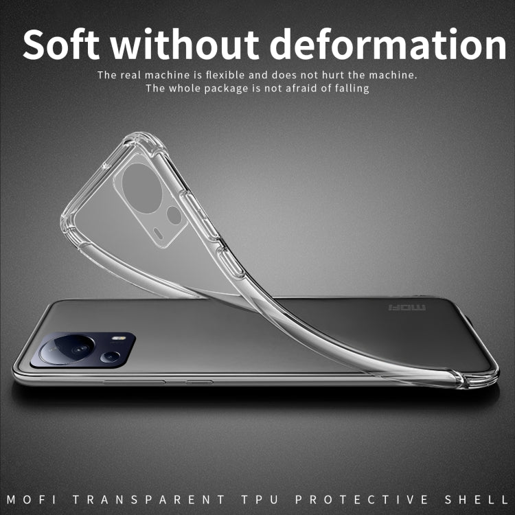 Custodia per telefono in TPU ultrasottile serie MOFI Ming, For Xiaomi Civi 2, For OPPO A17