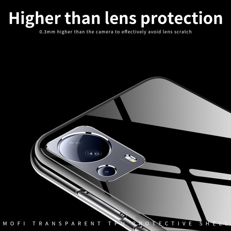 Custodia per telefono in TPU ultrasottile serie MOFI Ming, For Xiaomi Civi 2, For OPPO A17