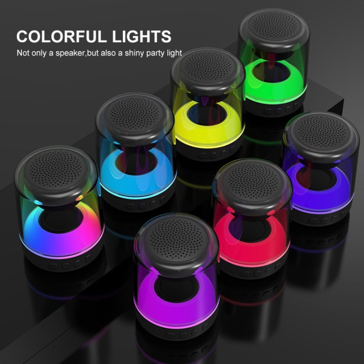 ENKAY Hat-Prince Altoparlante Bluetooth wireless portatile con luce RGB, S, L
