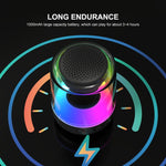 ENKAY Hat-Prince Altoparlante Bluetooth wireless portatile con luce RGB, S, L