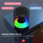 ENKAY Hat-Prince Altoparlante Bluetooth wireless portatile con luce RGB, S, L