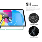 Per iPad 2022 10.9 ENKAY Pellicola in vetro temperato antigraffio da 0,33 mm antideflagrante, For iPad 10th Gen 10.9 2022(1pc), For iPad 10th Gen 10.9 2022(2pcs)