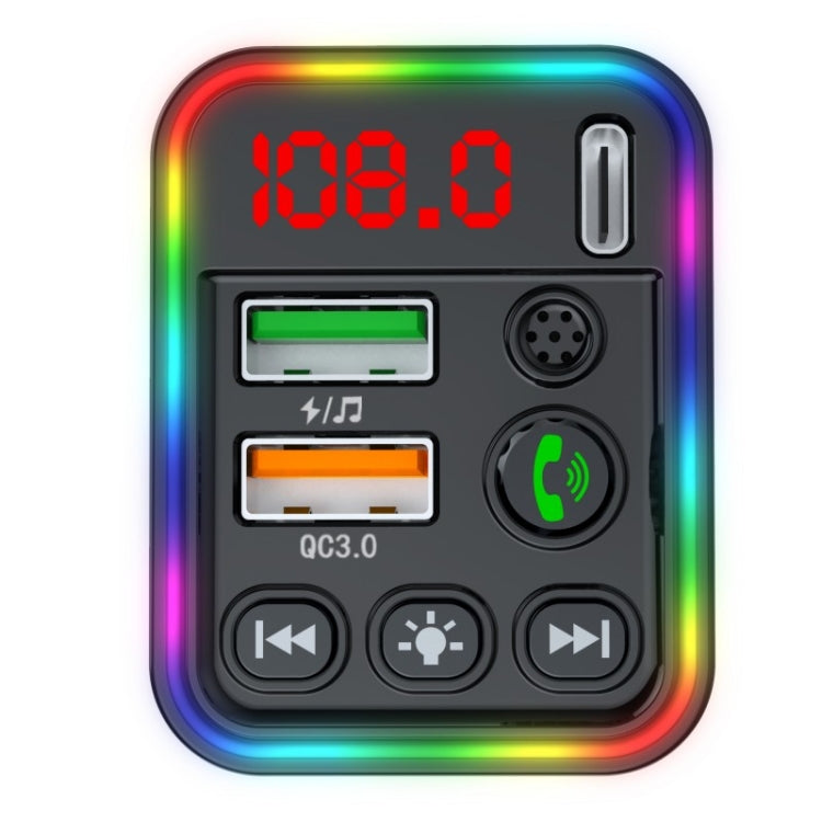 PDF19 Adattatore caricabatterie rapido per telefono cellulare PD25W QC3.0 Adattatore Bluetooth per auto USB+tipo C, PDF19