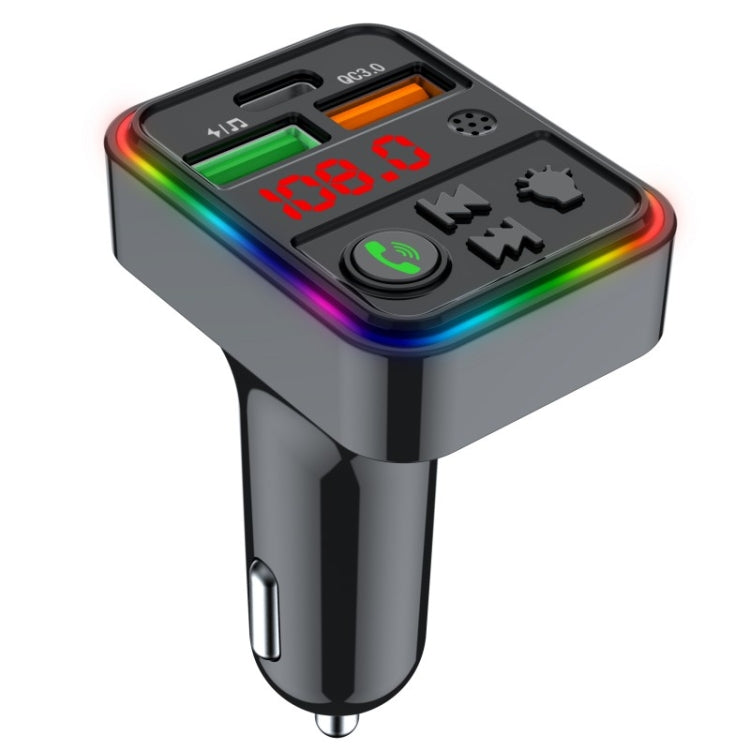 PDF18 Adattatore per caricabatteria per cellulare USB+Type-C PD25W QC3.0 Adattatore per telefono per auto Accendisigari, PDF18