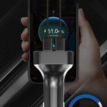 PDF18 Adattatore per caricabatteria per cellulare USB+Type-C PD25W QC3.0 Adattatore per telefono per auto Accendisigari, PDF18