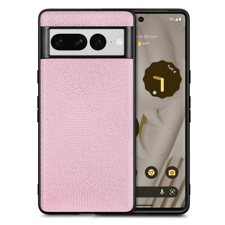 Per la custodia del telefono con cover posteriore in pelle color flusso Google Pixel 7, For Google Pixel 7