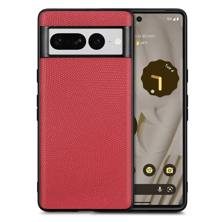 Per la custodia del telefono con cover posteriore in pelle color flusso Google Pixel 7, For Google Pixel 7