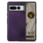 Per la custodia del telefono con cover posteriore in pelle color flusso Google Pixel 7, For Google Pixel 7