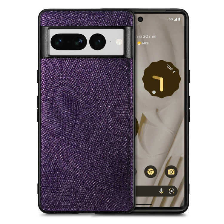 Per la custodia del telefono con cover posteriore in pelle color flusso Google Pixel 7, For Google Pixel 7