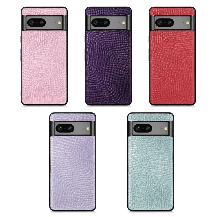 Per la custodia del telefono con cover posteriore in pelle color flusso Google Pixel 7, For Google Pixel 7