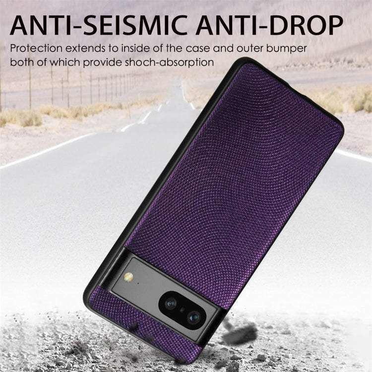 Per la custodia del telefono con cover posteriore in pelle color flusso Google Pixel 7, For Google Pixel 7