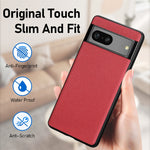Per la custodia del telefono con cover posteriore in pelle color flusso Google Pixel 7, For Google Pixel 7