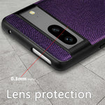 Per la custodia del telefono con cover posteriore in pelle color flusso Google Pixel 7, For Google Pixel 7