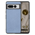 Per Google Pixel 7 Pro Custodia per telefono con cover posteriore in pelle con texture in fibra di carbonio, For Google Pixel 7 Pro