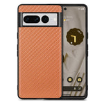 Per Google Pixel 7 Pro Custodia per telefono con cover posteriore in pelle con texture in fibra di carbonio, For Google Pixel 7 Pro