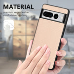 Per Google Pixel 7 Pro Custodia per telefono con cover posteriore in pelle con texture in fibra di carbonio, For Google Pixel 7 Pro