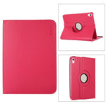 Per iPad 10.9 2022 ENKAY Hat-Prince Custodia per tablet in pelle Litchi con rotazione a 360 gradi