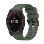 Cinturino in silicone a trama orizzontale da 26 mm con strumento di rimozione, For Garmin Fenix 7X, For Garmin Fenix 7X Solar, For Garmin Tactix Delta