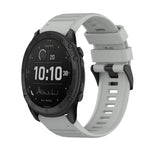 Cinturino in silicone a trama orizzontale da 26 mm con strumento di rimozione, For Garmin Fenix 7X, For Garmin Fenix 7X Solar, For Garmin Tactix Delta