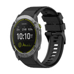 Cinturino in silicone a trama orizzontale da 26 mm con strumento di rimozione, For Garmin Enduro, For Garmin Fenix 6X, For Garmin Fenix 6X Pro