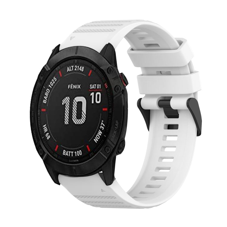 Cinturino in silicone a trama orizzontale da 26 mm con strumento di rimozione, For Garmin Enduro, For Garmin Fenix 6X, For Garmin Fenix 6X Pro