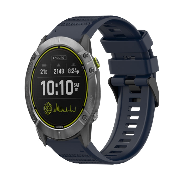 Cinturino in silicone a trama orizzontale da 26 mm con strumento di rimozione, For Garmin Enduro, For Garmin Fenix 6X, For Garmin Fenix 6X Pro